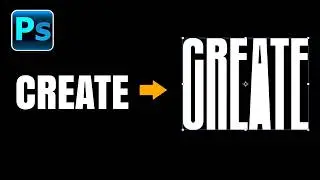 How to Stretch Text Without Distortion in Photoshop | Easy Typography Tutorial