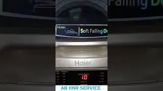 haier w/m cheaking custemer house.. after service..