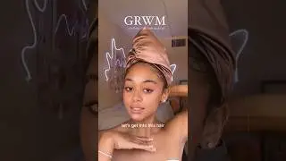 Quick & Easy Chill Day Makeup and Hair Routine 🌸☀️| MUAVES Ultra-Lite All Satin Hair Wrap #shorts