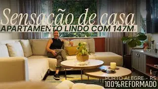APARTAMENTO 100% REFORMADO E DECORADO COM 147M2 | Conheça todos os detalhes!