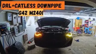 Installing DRLs + Downpipe on a BMW M240i 🔧