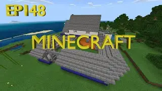 Minecraft Win10 BE Survival Single Player EP148: Building Main Base Railway Station Part 2