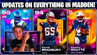 UPDATES ON EVERYTHING IN MADDEN 26! OVERALL INCREASE IS COMING, NEW H2H EVENT PLAYERS + MORE!