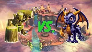 Stump Smash VS. Spyro | Skylanders Giants
