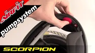 Scorpion Airfit pumpsystem | Scorpionhelmets.se