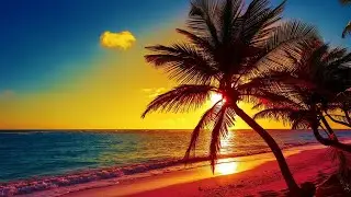 Beautiful Relaxing Peaceful Music, Sunset Beach, 