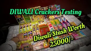 DIWALI Stash Testing | Crackers Testing 2025 | Sky Short Testing 2025 - Luckyrides&vlogs 