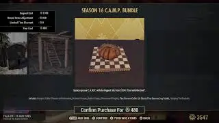 Fallout 76 Seasons Rewards Blood x Rust All rewards Burning Springs