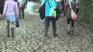 An Insight into a Very Muddy Glastonbury 2011