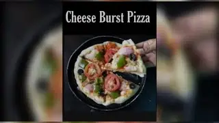 Cheese Burst Pizza 🍕 #shorts  | Easy Pizza Recipe @kitchen explorer