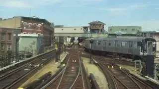 NYC Subway Jamaica Line Kosciuszko St to Myrtle Ave Westbound