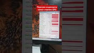 Перегрев видеокарты грозит отвалом GPU и как этого не допустить #mining #видеокарты #ремонт