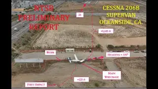 NTSB Preliminary Report Oceanside Cessna 208B Supervan