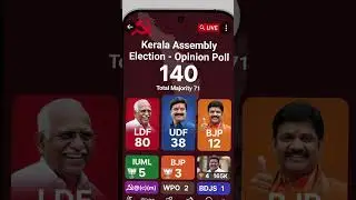 Kerala assembly election poll 2026 #politics #youtubeshorts #assembly #news #ldf #udf #bjp #iuml