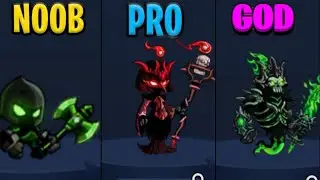 SHADOW KNIGHTS IDLE NOOB VS PRO VS HACKER
