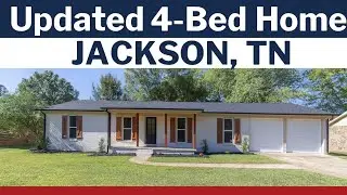 Fully Updated 4-Bed, 2-Bath Home in Jackson TN
