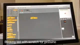 Мигающий светодиод с царапиной для pcDuino