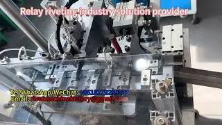 Electric Contact Rivet Machine Italy | Automated Copper & Silver Riveting System