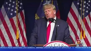 Trump Speak At Republican Event In North Carolina