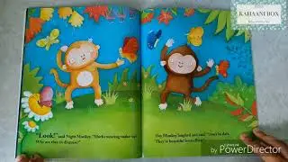 Night Monkey Day Monkey (Hindi) | Children's books read aloud by Neha | KAHAANI BOX