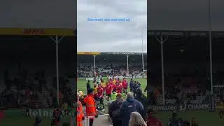 Harlequins vs Stormers at the scoop, Stormers are warmed up #investecchampionscup #harlequins