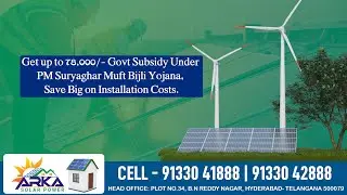 Arka Solar Power - Cut 99% Of Electricity Costs and Drastically Reduce Your Bills #hyderabd
