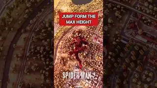 Spider-Man 2 PS5 - Jump From The Max Height #shorts