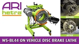 On Vehicle Heavy-Duty Disc Brake Lathe