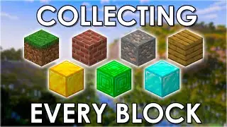 We Can't End Stream Until We Collect Every Block in Minecraft