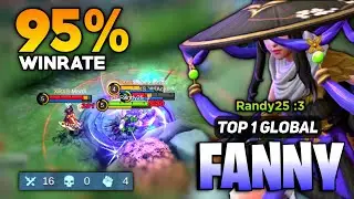 95% WINRATE! Fanny Perfect Gameplay [ Top 1 Global Fanny Best Build ] By Randy 25 - Mobile Legends