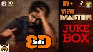 Master JUKEBOX| FULLY 8D AUDIO|vijay&vijay sethupathi
