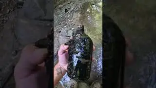 Creek walking and exploring Texas.  #promocode #explore #texas #bottle #relics