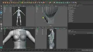 [MAYA] female modeling #1