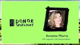 Donor Spotlight: Annette Morris