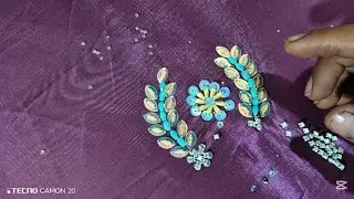 Hand work beads and stars ||  beads work class