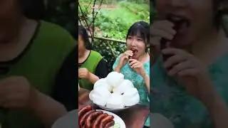 village girl #food #making #shorts
