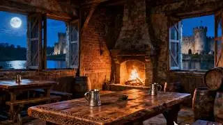 Fantasy Medieval Music 🌕 Celtic Tavern Ambience for Relaxing & Sleeping