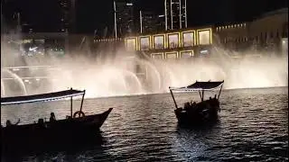 Dubai Fountain Night Show | Dubai Night View | Magical Dubai Experience ✨