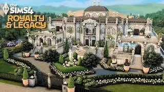 Royal Mansion 👸🏻🤴🏻 w/ TS4 Royalty & Legacy | The Sims 4 - Speed Build (NO CC)