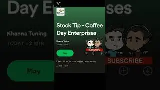 STOCK TIP - COFFEE DAY ENTERPRISES| POSITIONAL TRADE | BIG PROTENIAL #stocks #coffee #trade #shares