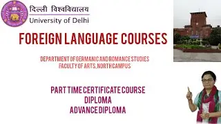 Delhi University Part time foreign language course/Big news /fees only 1700-2000
