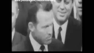 May 21, 1963 - President John F. Kennedy greets Astronaut Gordon Cooper at the White House