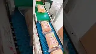 Cake pillow bag packaging machine automatic cake flow type pouch packing machine