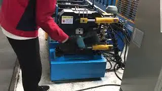 Rain downspout machine aluminum square pipe roll forming machine