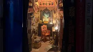 Miniature Magic Library Book Nook ✨📕📖