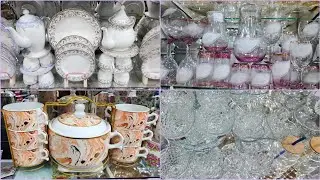 Imported Glassware Crockery Wholesale Market Gujranwala/Tea Set,Custard Set,Cool Set/ElectronicItems