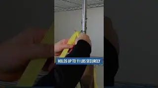🔧 Organize Like a Pro! Shelf Pole Hooks Variety 5 Pack - Chrome | Kitchen & Garage Storage Hack