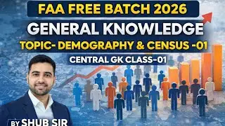 GK/DEMOGRAPHY AND CENSUS-1// jkssb #jkssbexam #jkp #jkpsi #SHUB SIR #FAA#FREE BATCH #BEST CONTENT  