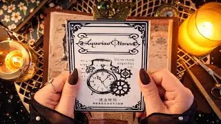 ASMR | Journal With Me | Relaxing Scrapbooking | Paper Sounds | Cat Purring Sound | No Talkin