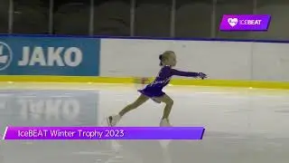 ICEBEAT WINTER TROPHY 2023 Pre Chicks C Girls FS Anna NADEZDINA LAT